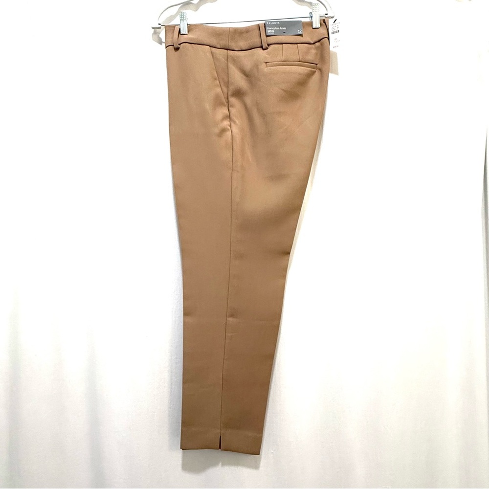 Talbots Women’s Tan Ankle Pants, size 12